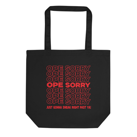Ope! Canvas Tote Bag